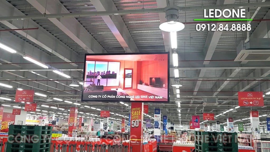 Thi công màn hình LED P2.5 tại CTY TNHH Lock & Lock, Bắc Ninh  