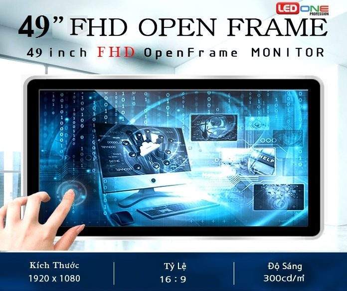 Lắp đặt màn hình LCD cảm ứng 49 inch tại Bảo tàng Quảng Trị  