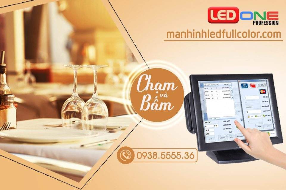 Màn hình quảng cáo LCD cảm ứng thường đặt ở vị trí nào?  