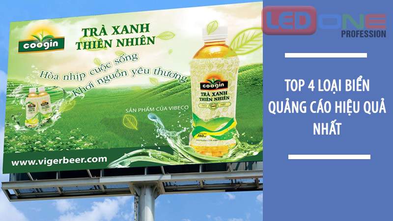 Top 4 các loại biển quảng cáo hiệu quả nhất hiện nay  