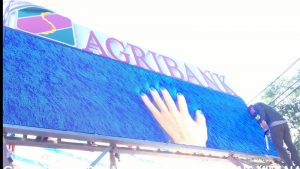màn hình LED P5 ngoài trời tại Agribank Thủ Đức