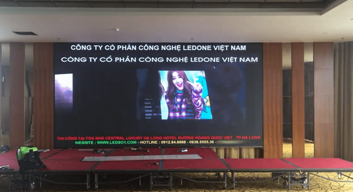 Thi công màn hình Led P2 hội trường tại khu Resort DUSTIND2, Tp Vũng Tàu  