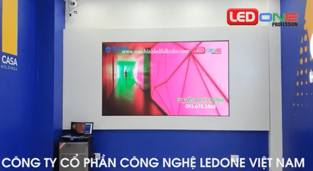 Thi công màn hình led P3 trong nhà tại Thịnh Hưng Holdings  