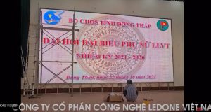 cong trinh thi cong man hinh led cho bo chi huy quan su cao lanh tinh dong thap