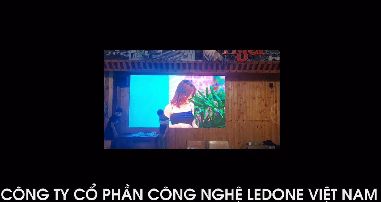 Lắp đặt màn hình Led ngoài trời Nhà hàng Ẩm thực Quê Tôi (cơ sở 2)  