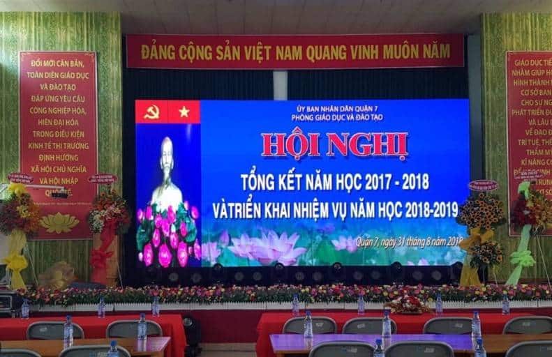 Ứng dụng màn hình LED Fine Pitch trong lĩnh vực hội nghị  