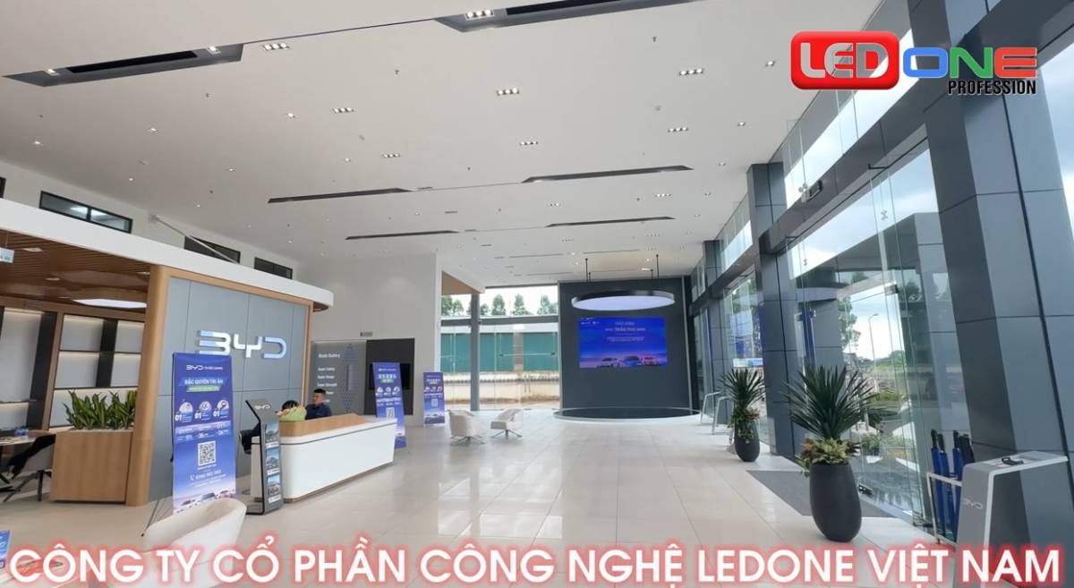 Thi công màn hình LED Dẻo P2 Showroom BYD Bắc Giang: Trải Nghiệm Độc Đáo  